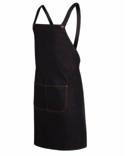Cross Back Denim Apron, Without Ties